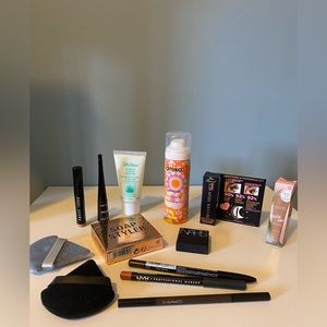 Makeup set 12 items : Mac,Nars, Bobbi Brown, Too Faced, Amika and others.